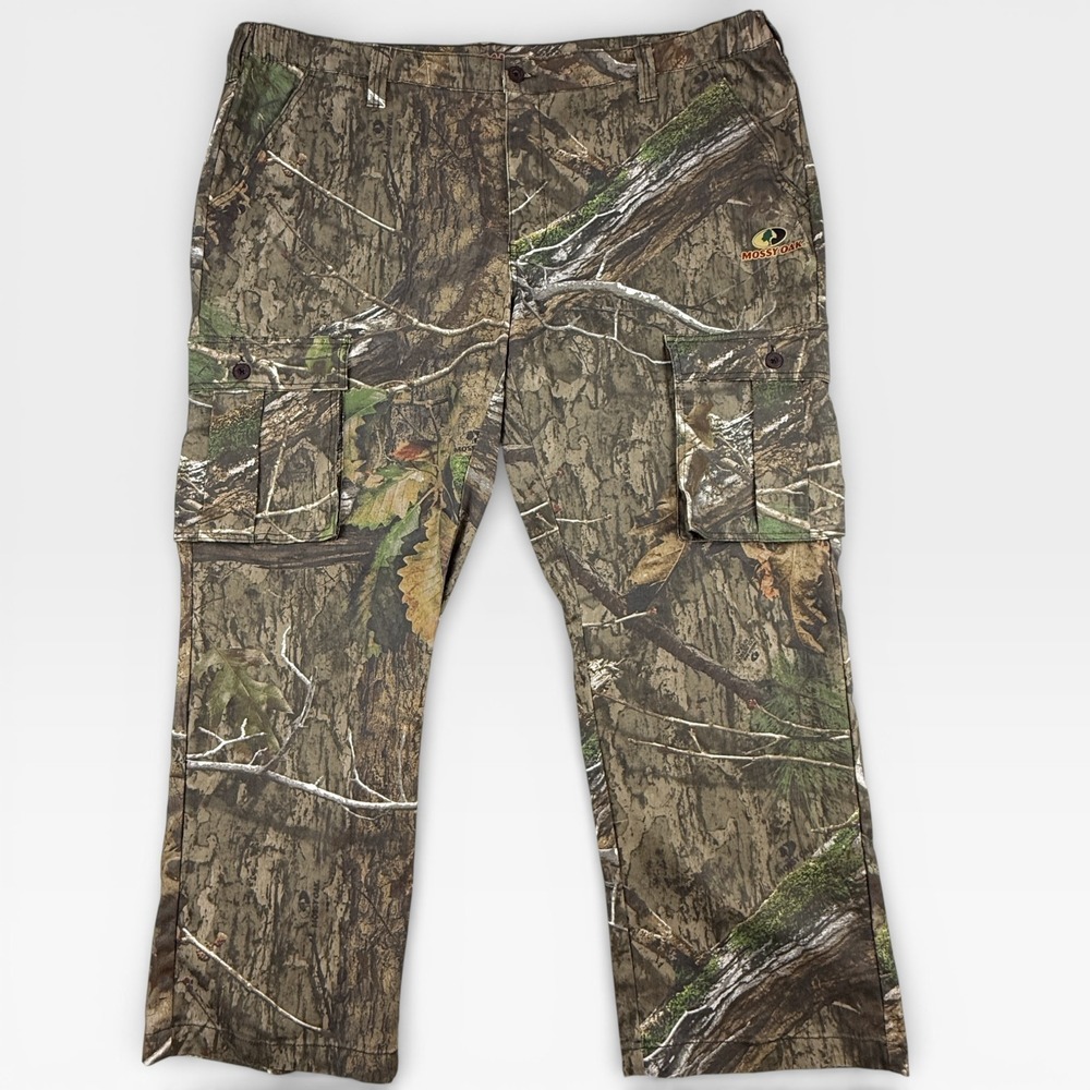 MOSSY OAK Cargo Pants Mens XXL Camo Country DNA Hunting Outdoor - Picture 2 of 10